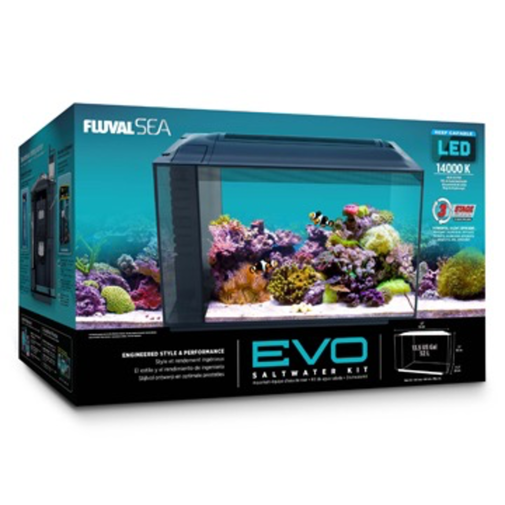 FLUVAL (W) Fluval Sea EVO Aquarium Kit - 52 L (13.5 US gal)