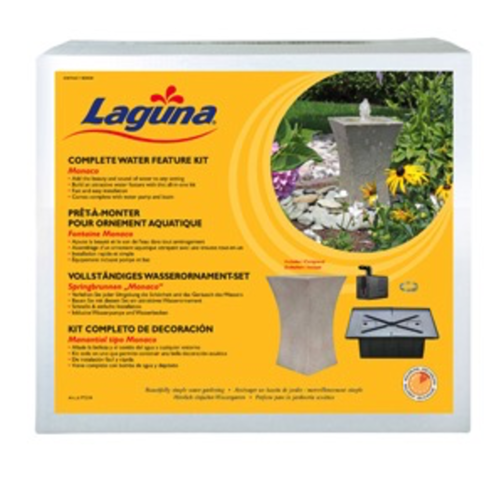 LAGUNA (D) Complete Water Feature Kit - Monaco - 10.6" x 16.14" (27 cm x 41 cm) (LC)