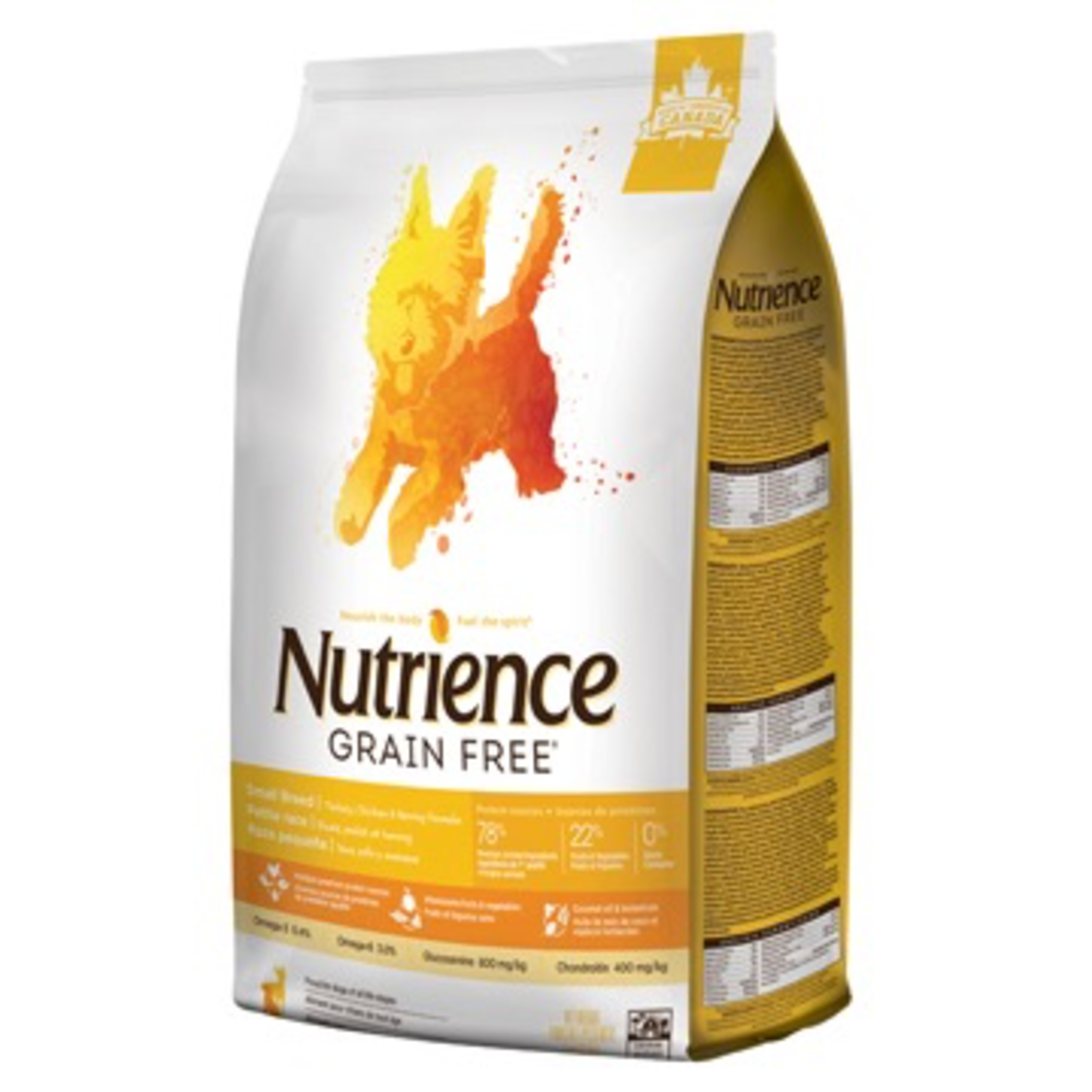 NUTRIENCE (W) Nutrience Grain Free for Small Breed Turkey, Chicken & Herring - 5 kg (11 lbs)