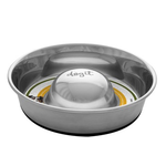 DOG IT (W) Dogit Stainless Steel Non-Skid Slow Feed Dog Bowl - 1.7 L (57.5 fl.oz.)