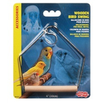 LIVING WORLD LW Wooden Bird Swing 10cm-V
