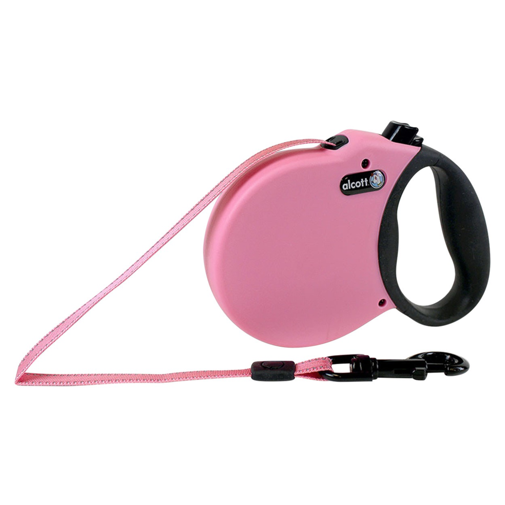 ALCOTT Adventure Retractable Leash - Pink - X-Small