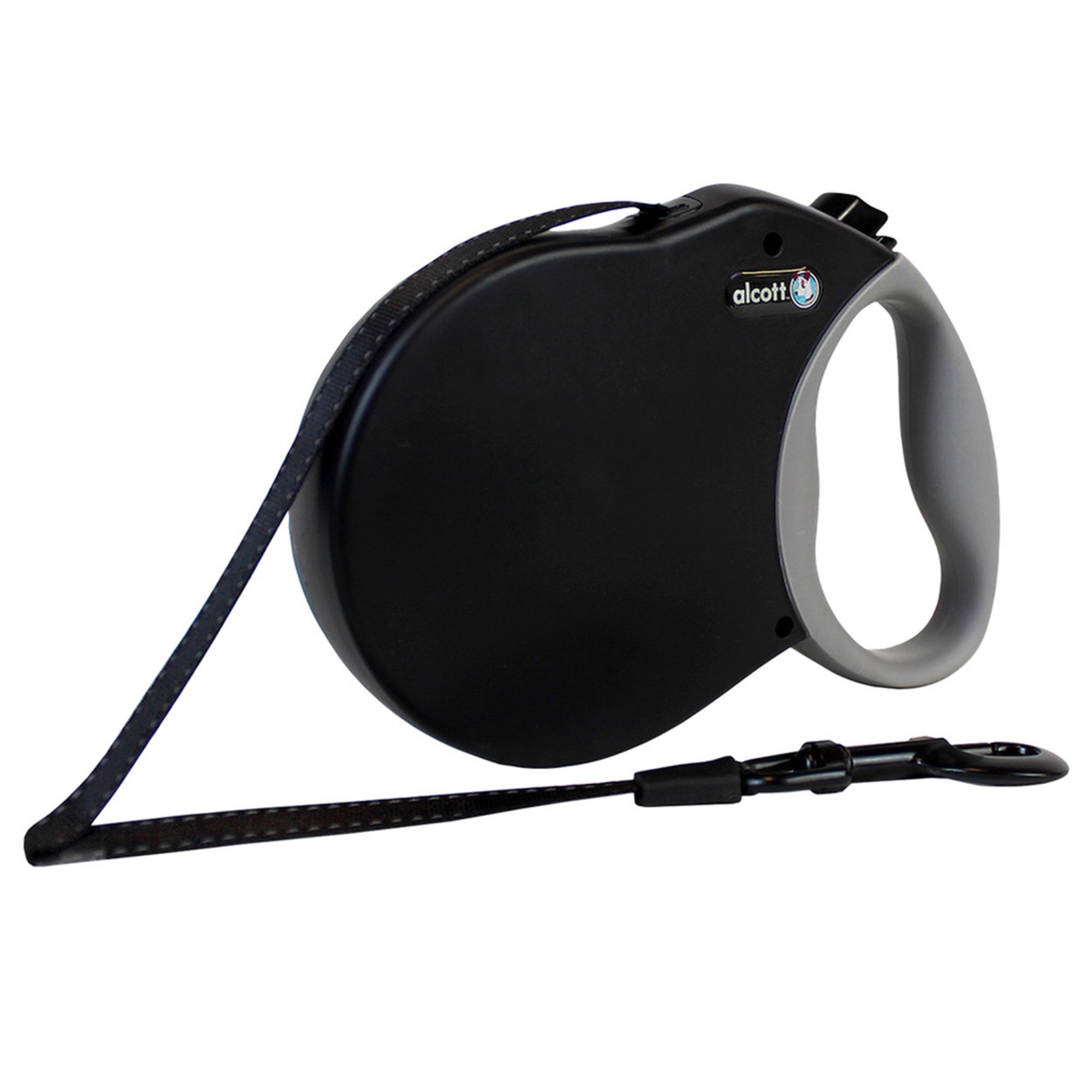 ALCOTT Adventure Retractable Leash - Black - Large