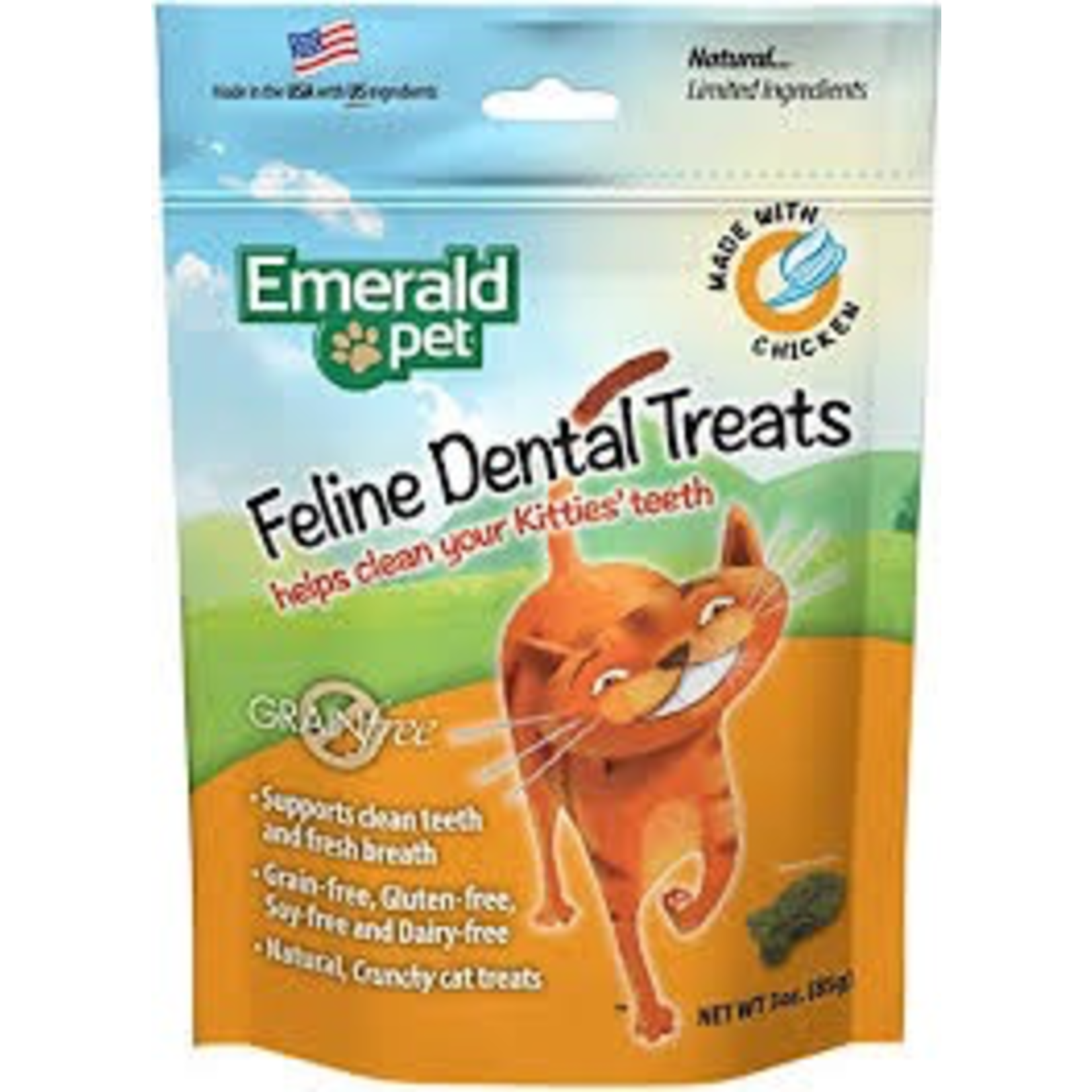 EMERALD PET (W) Cat Dental Treat 3oz - Tuna