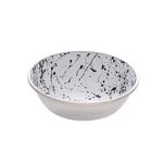 DOG IT (W) Dogit Stainless Steel Non-Skid Dog Bowl - Black & White Splash - 350 ml (11.8 fl.oz.)