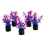 UNDERWATER TREASURES Mini Plant - Violet - 1.5" - 5 pk