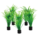 UNDERWATER TREASURES UT 5PK MINI PLANT GREEN TALL GRASS