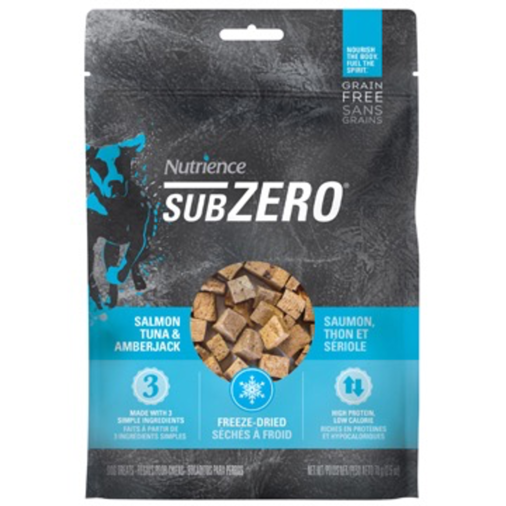 NUTRIENCE Nutrience Grain Free Subzero Freeze-Dried Multi Protein Treats - Salmon, Cod and Amberjack - 70 g (2.5 oz)