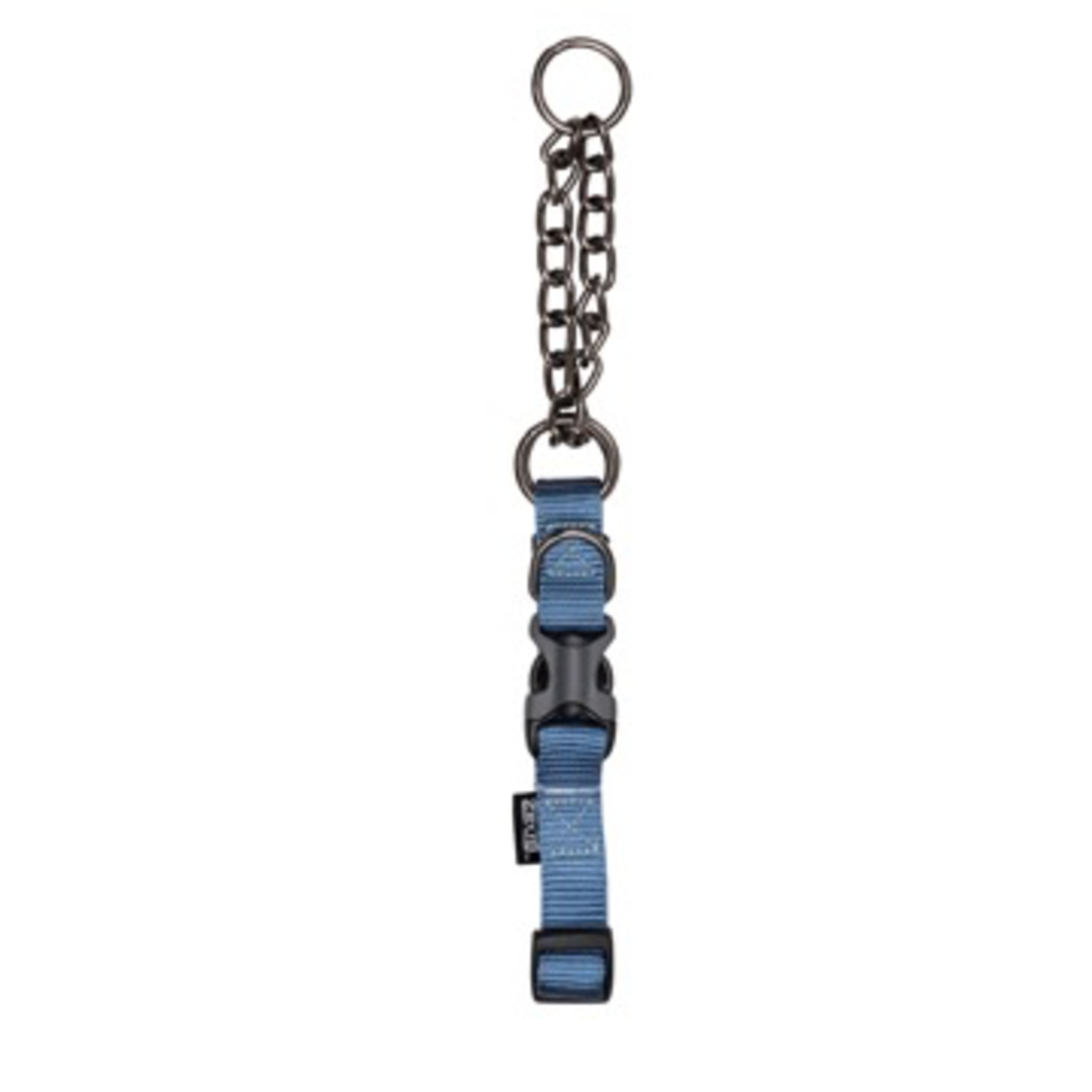 ZEUS Zeus Martingale Dog Collar - Denim Blue - Medium - 1.5 cm x 38 cm-45 cm (1/2in x 15in-18in)