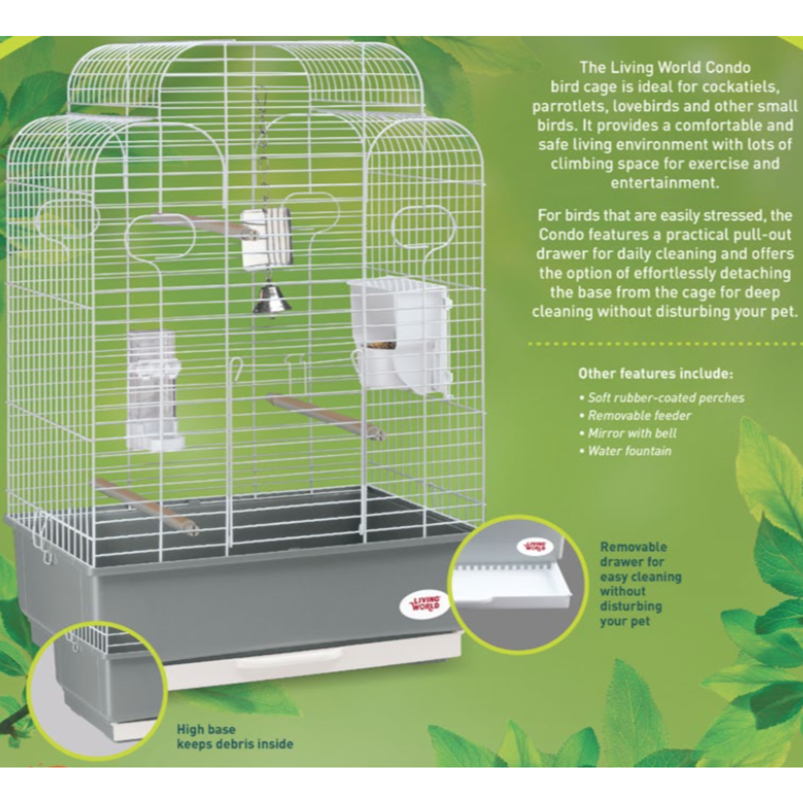 LIVING WORLD (D) Living World Condo Bird Cage