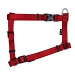 ZEUS Zeus Nylon Dog Harness - Deep Red - XLarge - 2.5 cm x 61-100 cm (1” x 24”-39”)