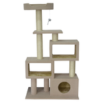 ANIMAL TREASURES Cat Tree Scratcher - Tower Condo - 51"