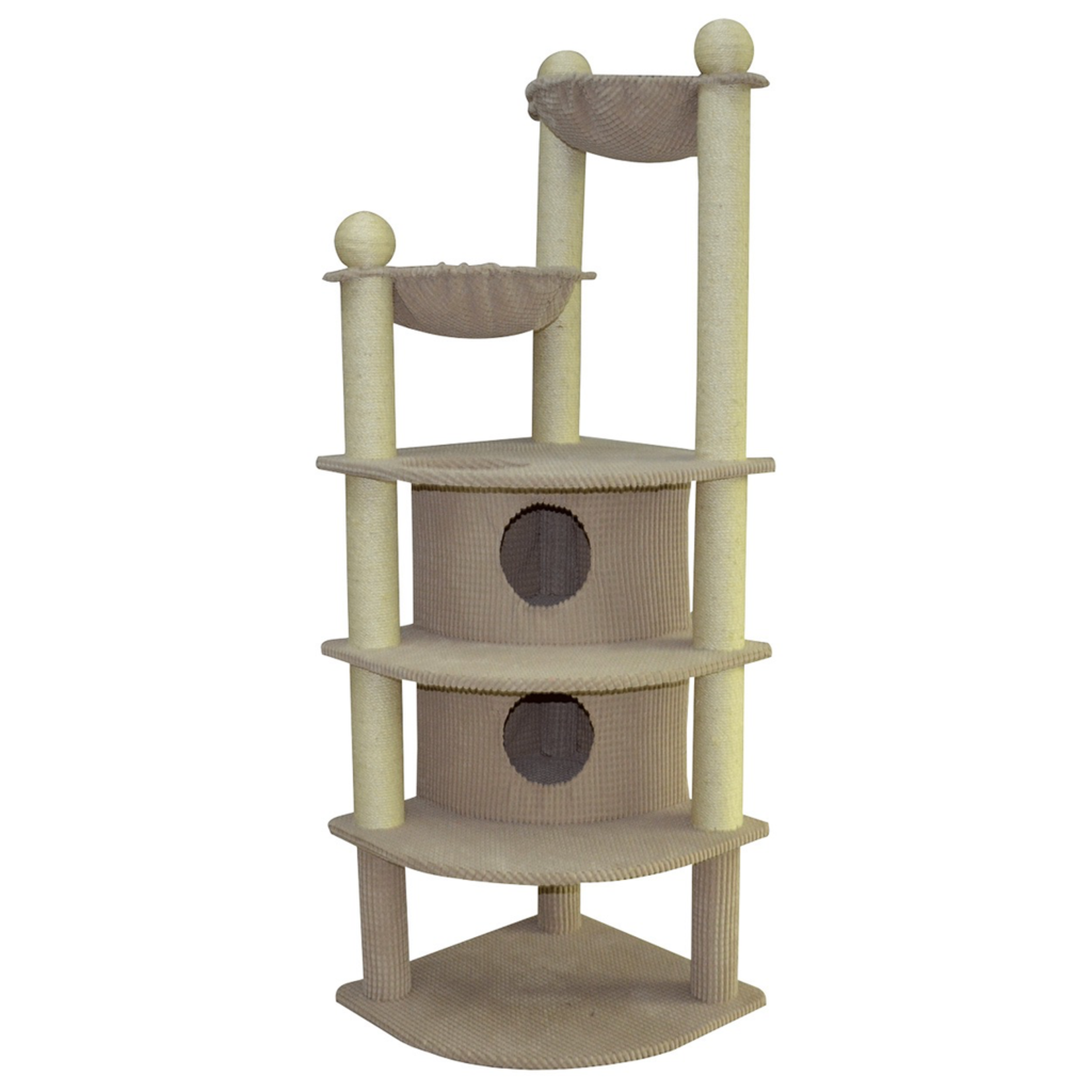 ANIMAL TREASURES (W) Cat Tree Scratcher - Skyscraper - 66"