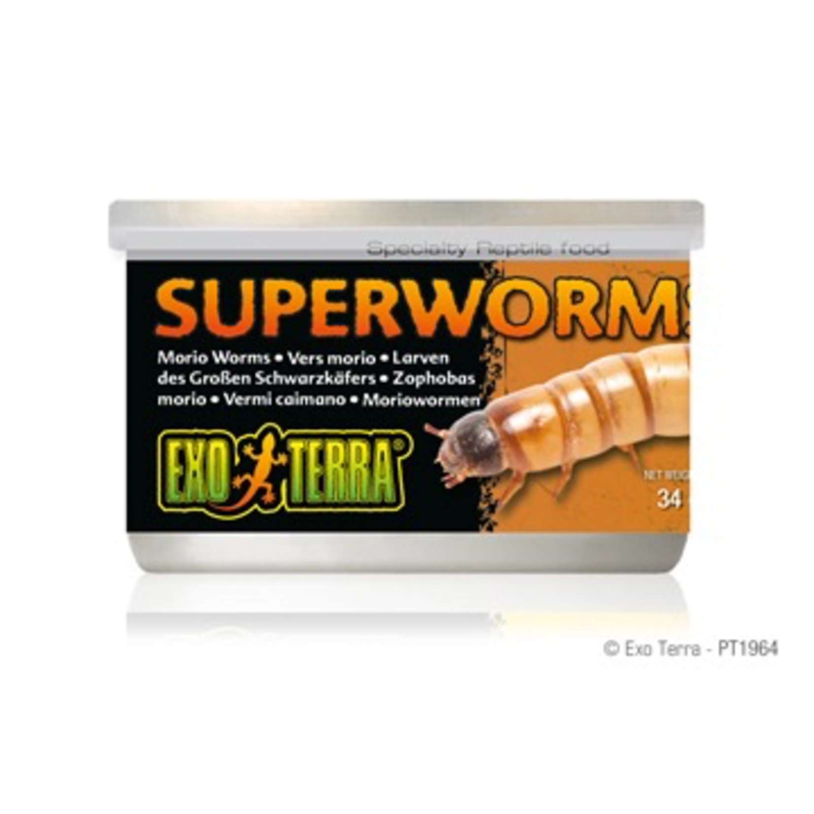 EXO TERRA Exo Terra Canned Superworms - 34 g (1.2 oz)