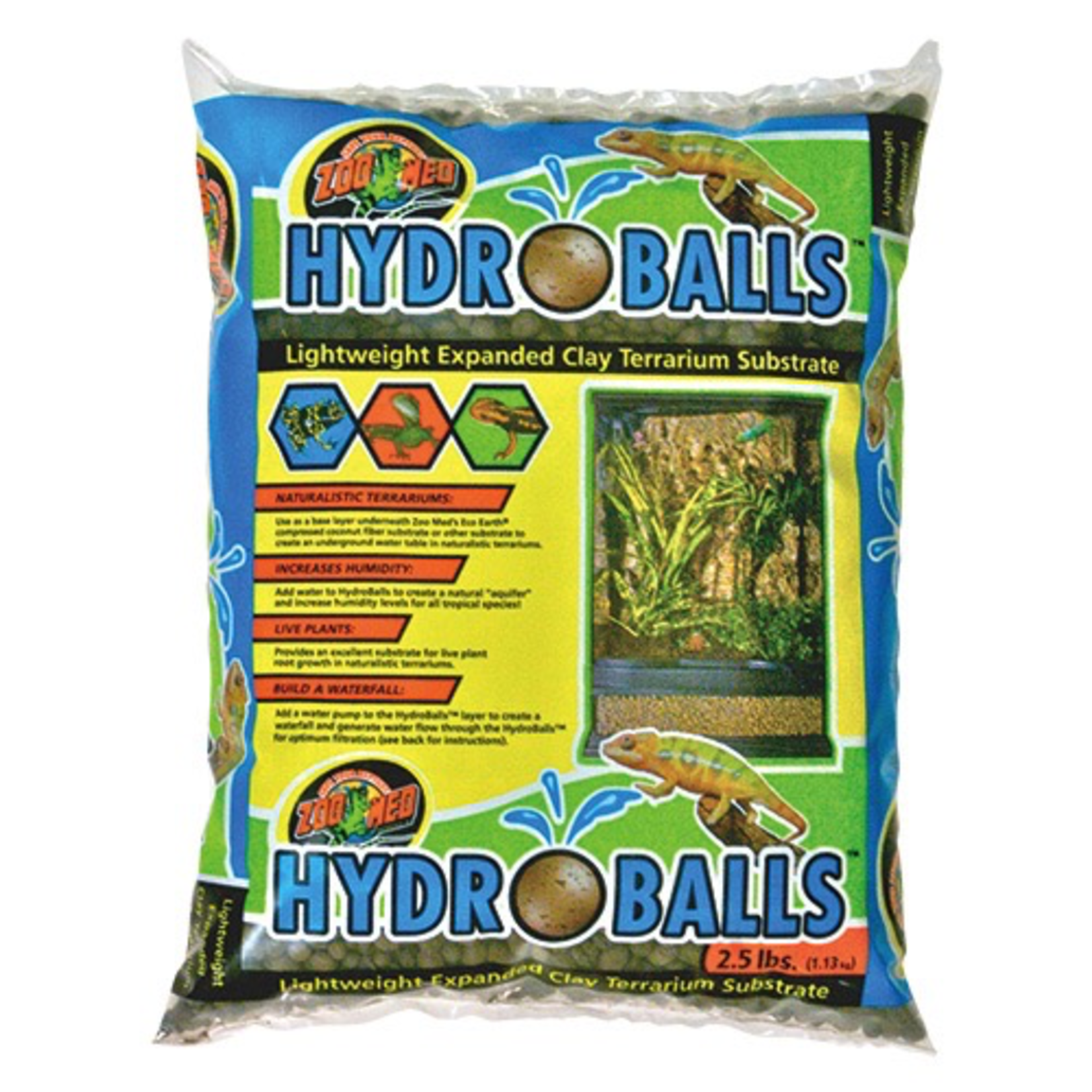 HydroBalls Lightweight Expanded Clay Terrarium Substrate - 2.5 lb