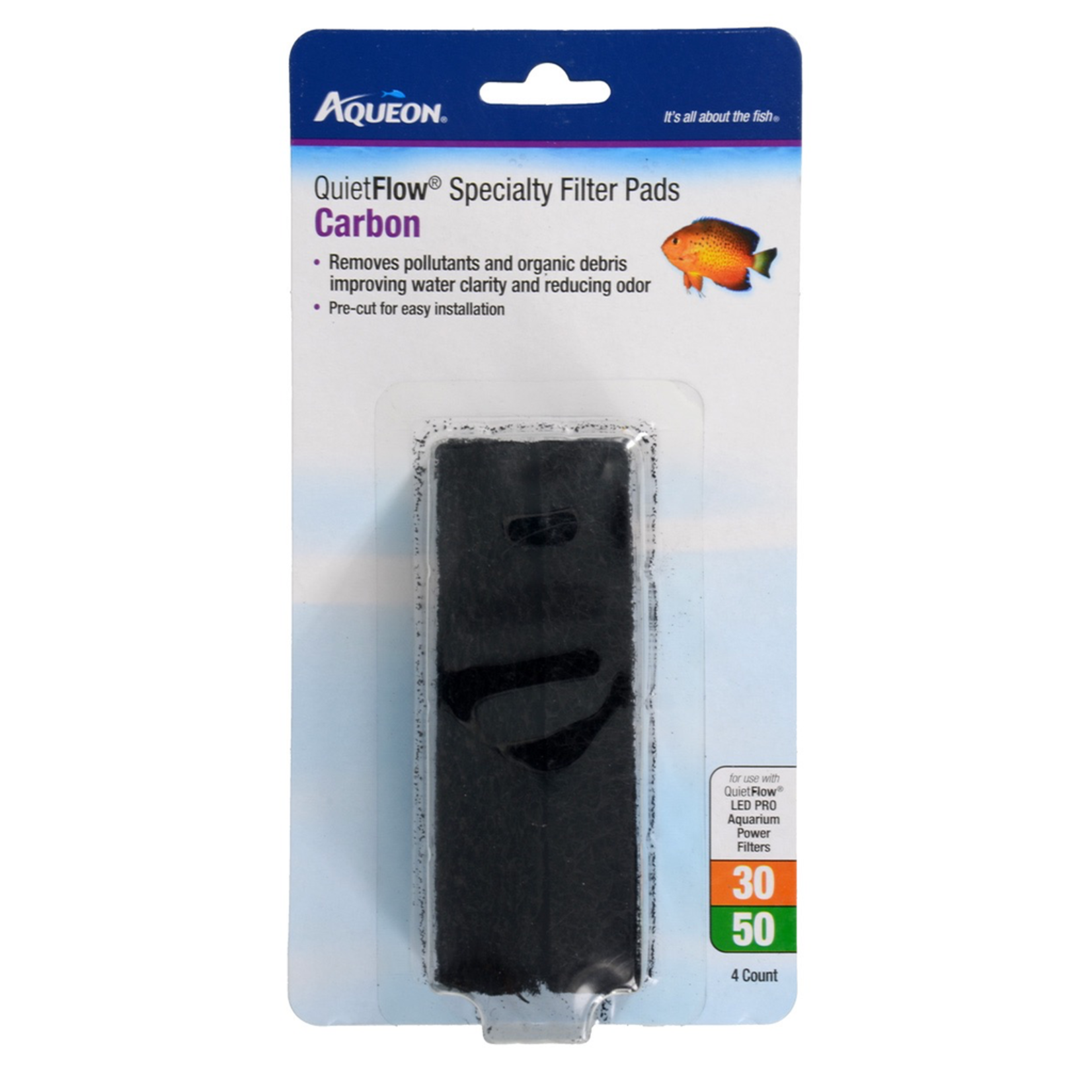 AQUEON Aqueon Carbon Spec Pad for QuietFlow 30/50