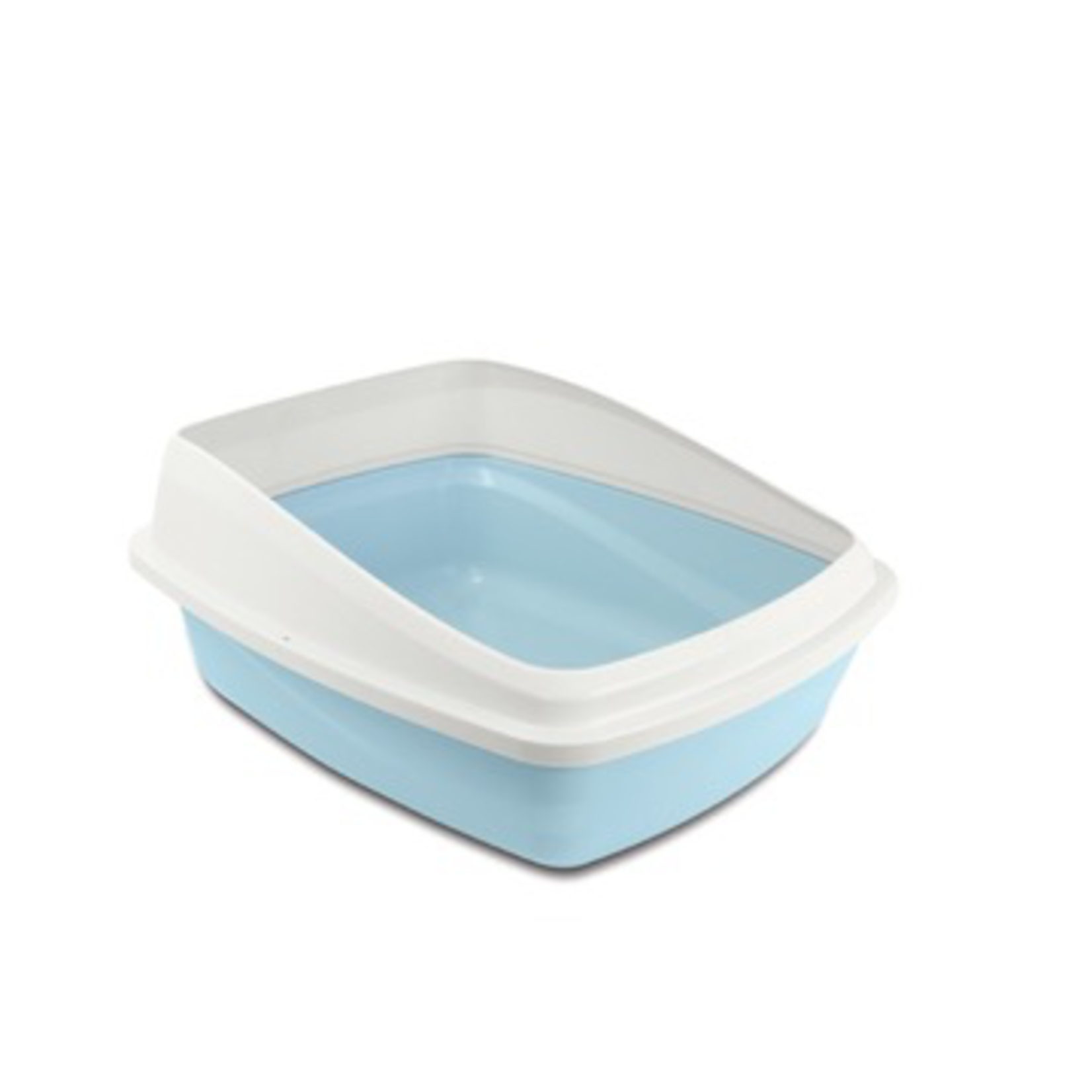 CAT IT Catit Cat Pan with Removable Rim - Blue & Cool Grey - Medium - 38 x 48 x 22 cm (15 x 18.9 x 8.6 in)