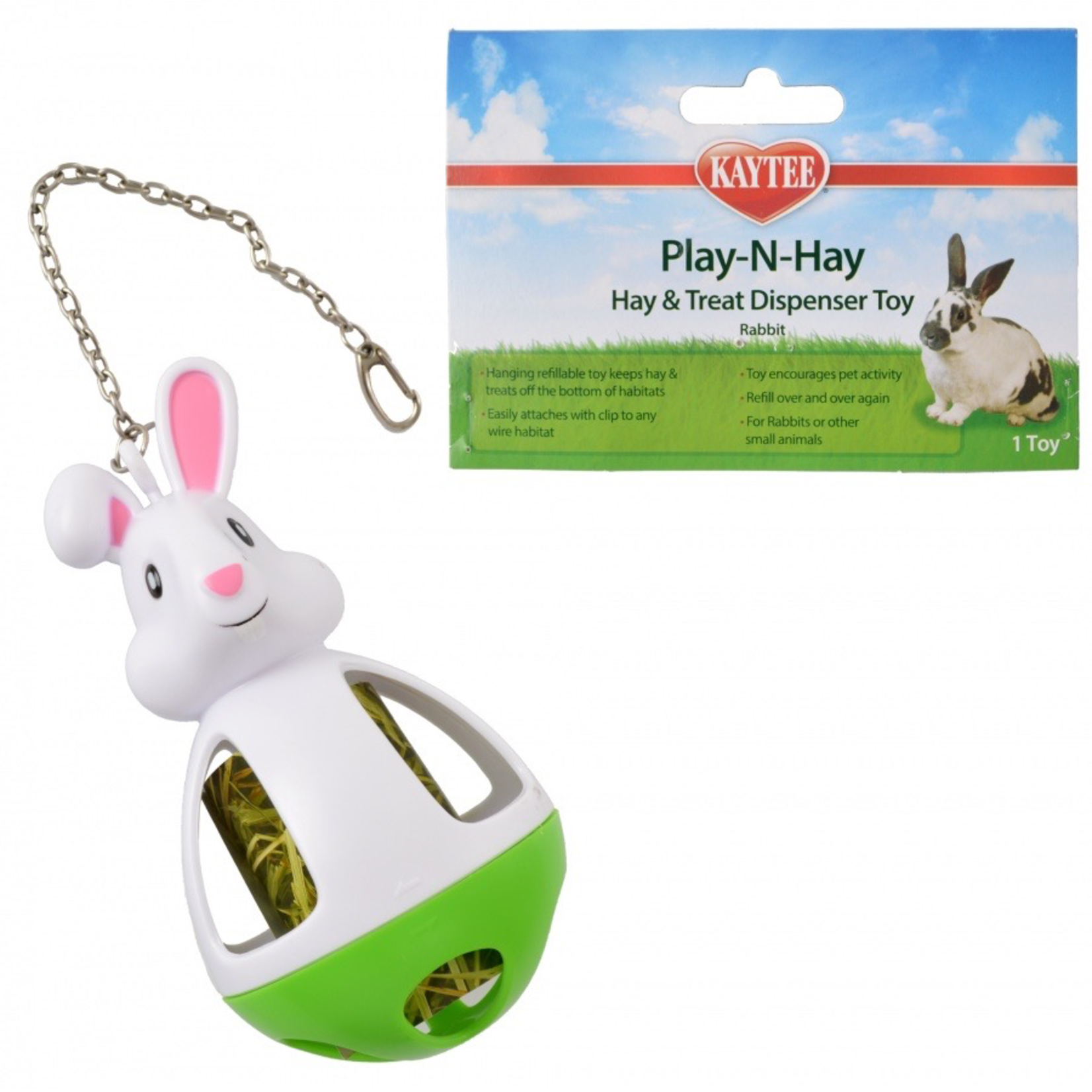 KAYTEE PLAY-N-HAY TREAT DISPENSER TOY GUINEA PIG KAYTEE PLAY-N-HAY TREAT DISPENSER TOY GUINEA PIG