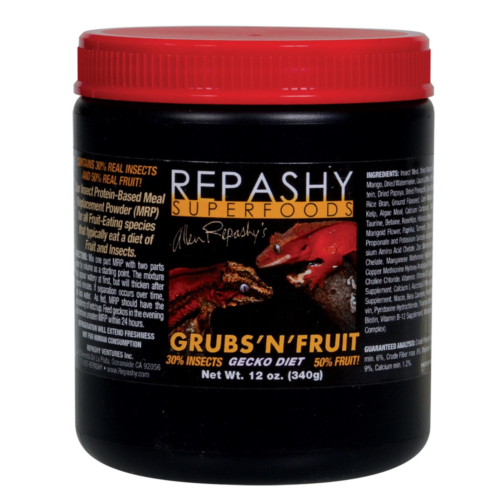 REPASHY (W) Repashy Grubs 'N' Fruit Gecko Diet - 12 oz