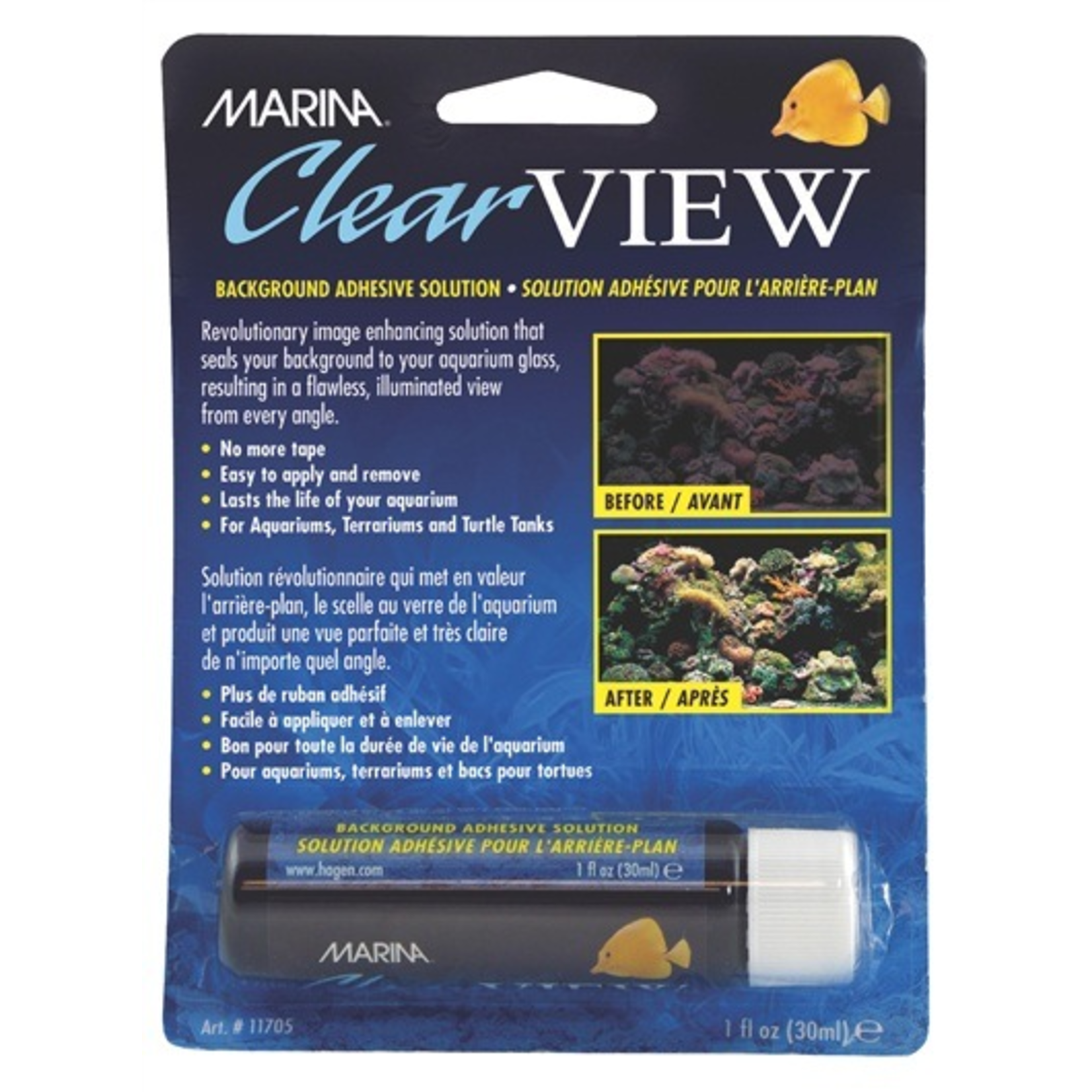 MARINA Marina ClearView Background Adhesive Solution-30 ml (1 fl oz)