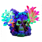 MARINA Marina iGlo Skull with Vines with Plants, 3"