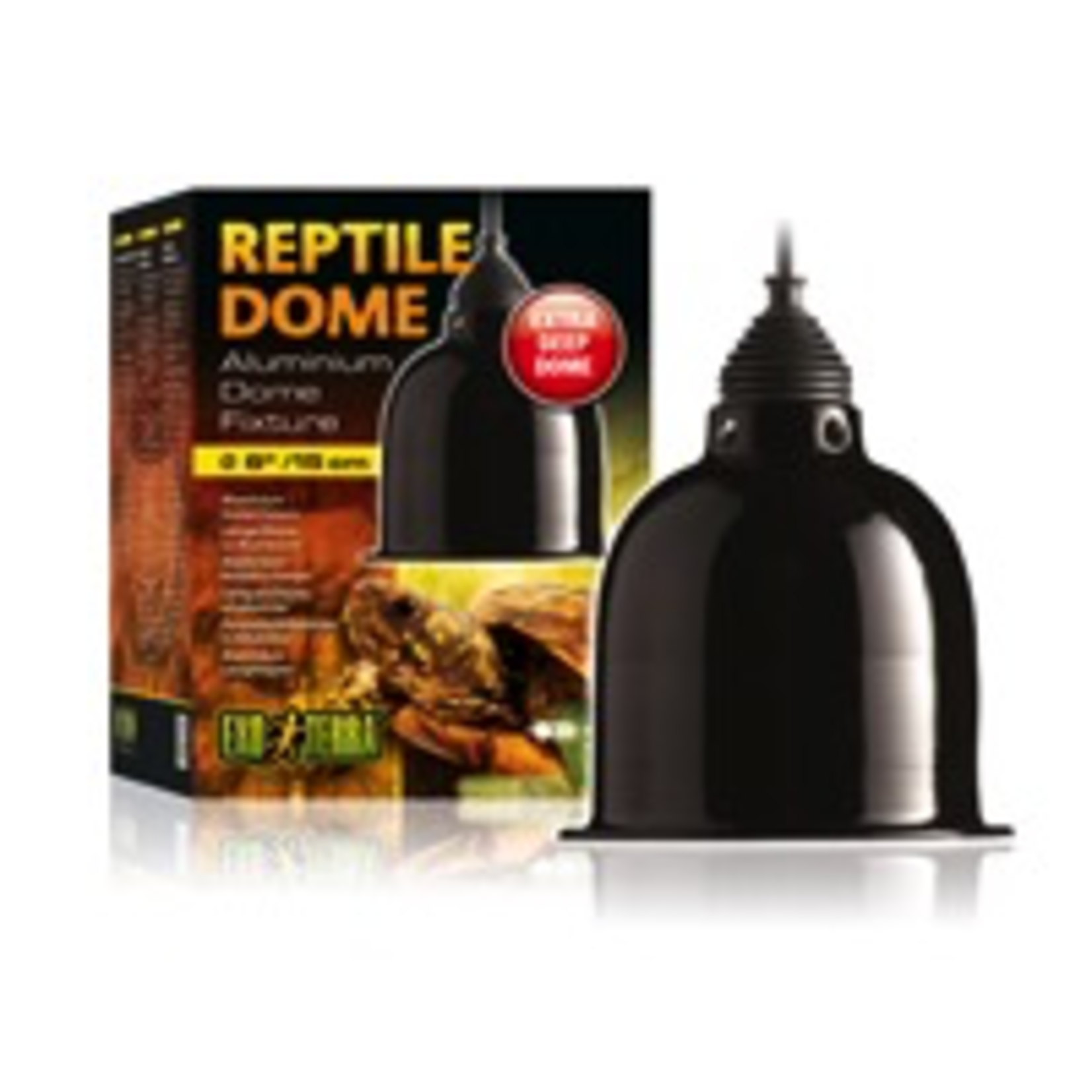 EXO TERRA (W) Exo Terra Reptile Aluminum Dome Fixture, Small, 15 cm