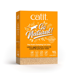 CAT IT (W) Catit Go Natural! Pea Husk Clumping Cat Litter - Natural - 14 L box