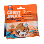 GREAT JACK'S Great Jack's Freeze Dried Raw Treats - Salmon - 1 oz