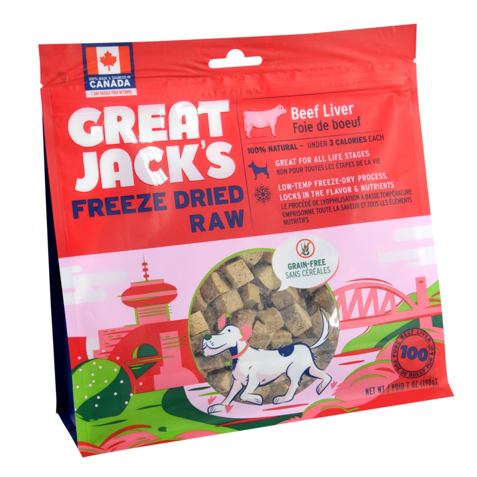 GREAT JACK'S Great Jack's  Freeze Dried Raw Treats - Beef Liver - 7 oz