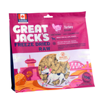 GREAT JACK'S (W) Great Jack's Freeze Dried Raw Treats - Turkey - 14 oz