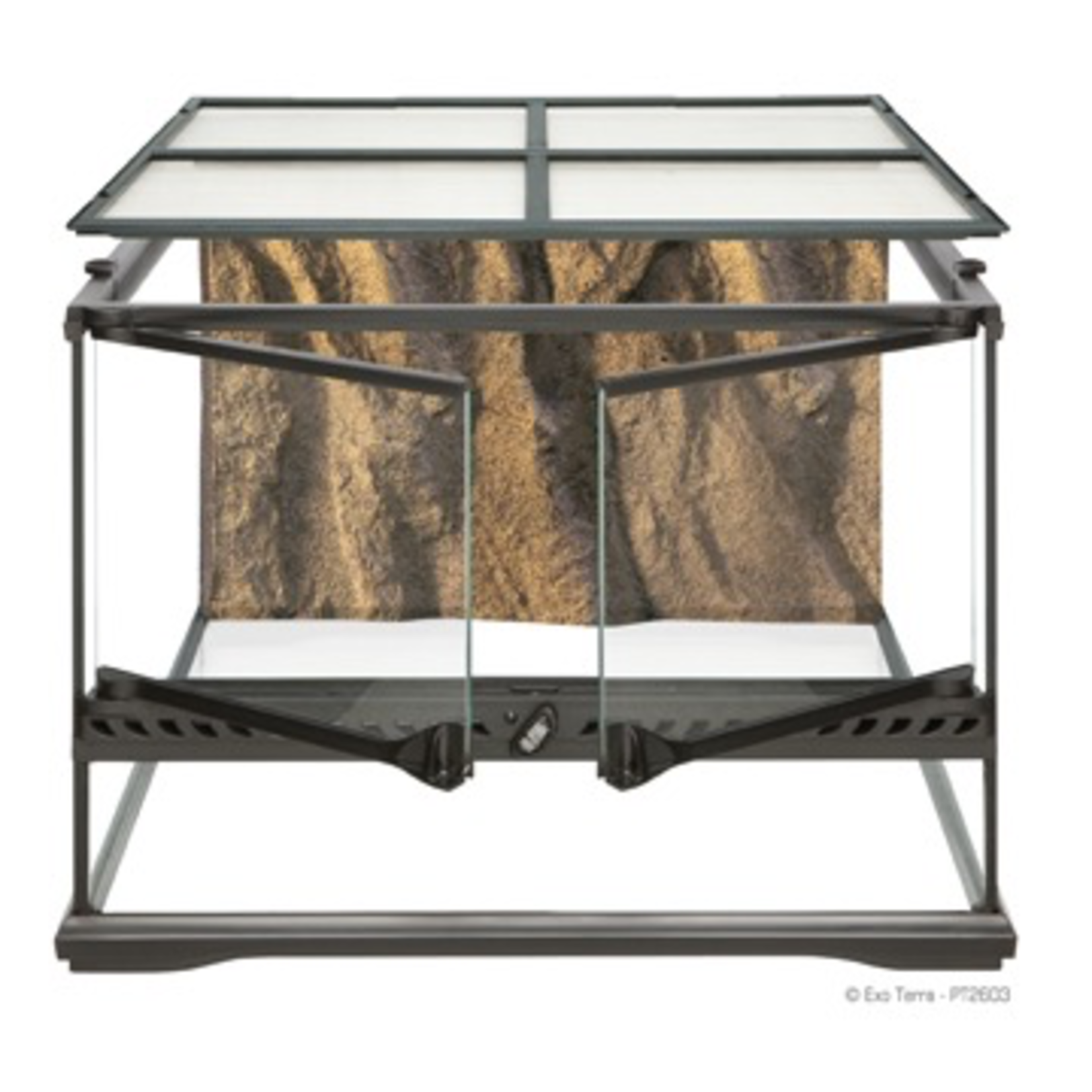 EXO TERRA (D) Exo Terra Natural Terrarium - Advanced Reptile Habitat - Low, 18in x 18in x 12in