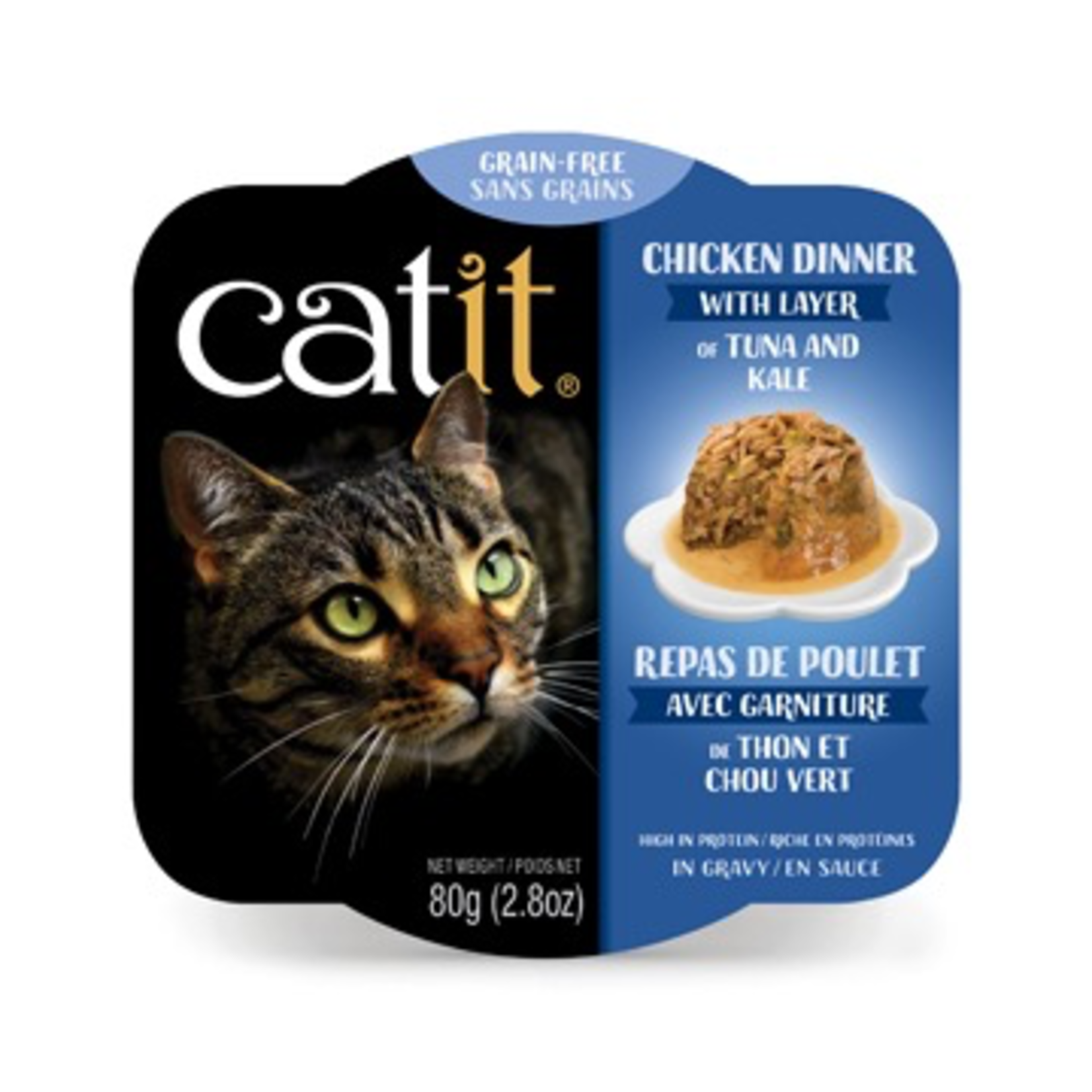 CAT IT Catit Chicken Dinner with Tuna & Kale - 80 g (2.8 oz)