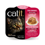 CAT IT (W) Catit Fish Dinner with Salmon & Green Beans - 80 g (2.8 oz)