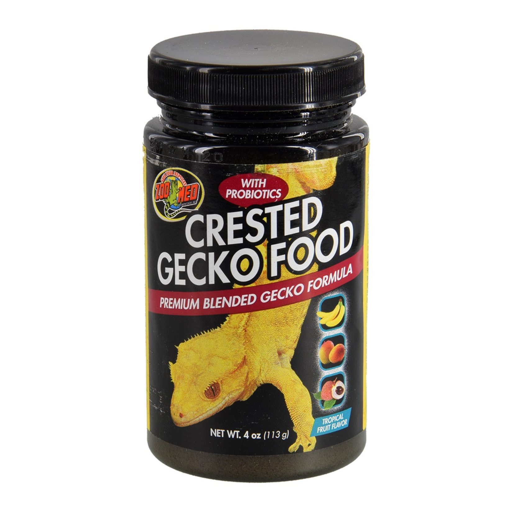 Zoo Med Crested Gecko Food - Tropical Fruit - 4 oz