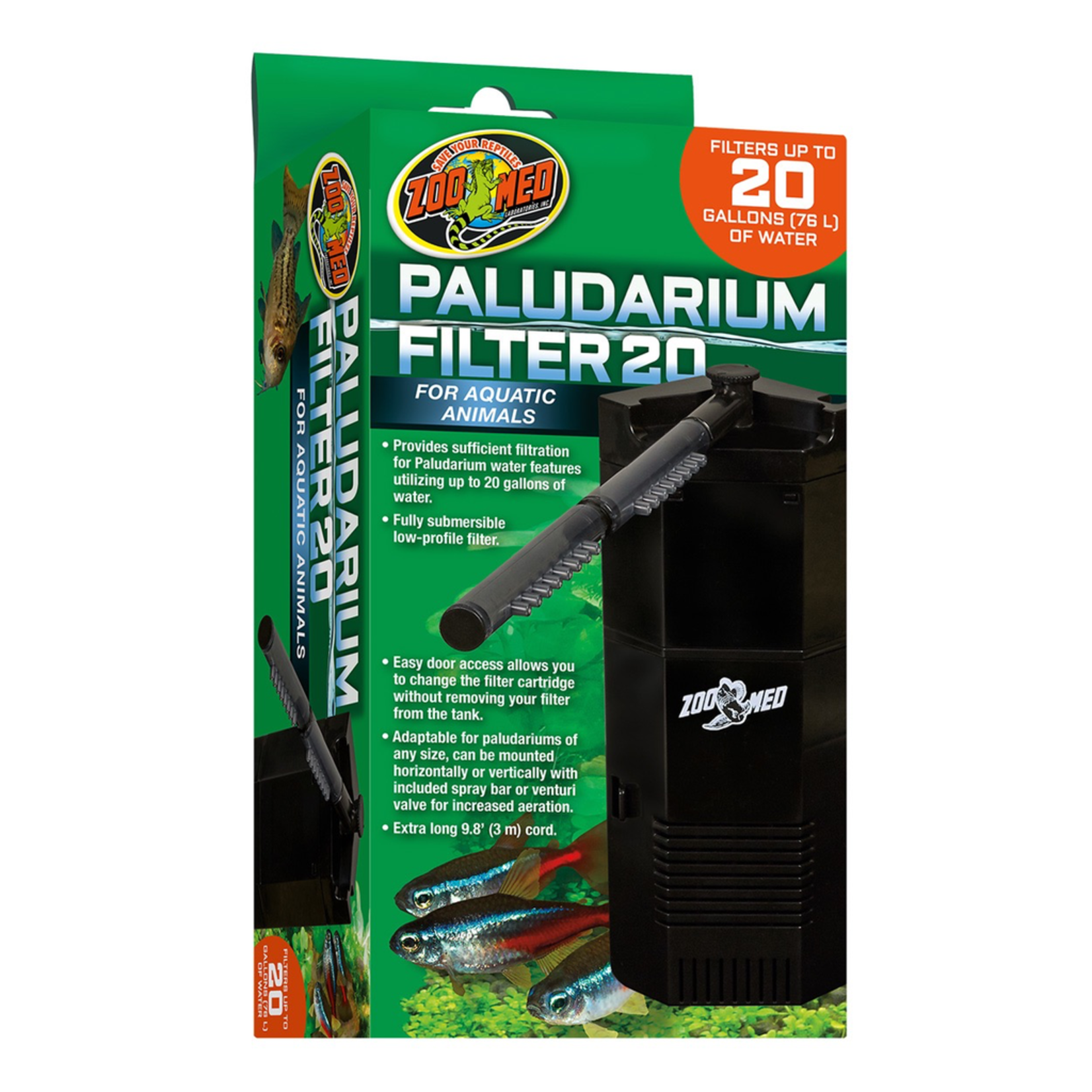 (D) Zoo Med Paludarium Filter - 20