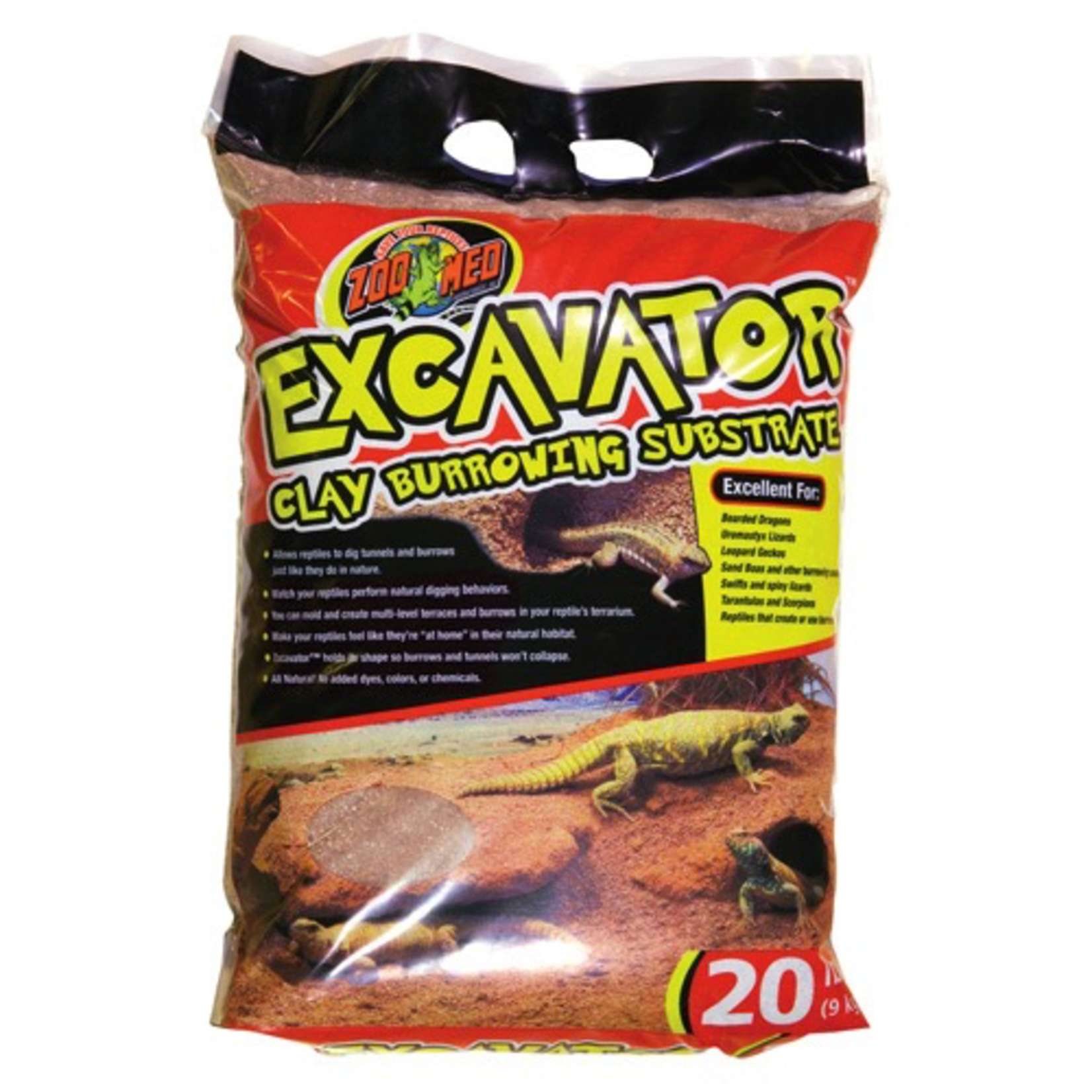 Zoo Med Excavator Clay Burrowing Substrate - 20 lb