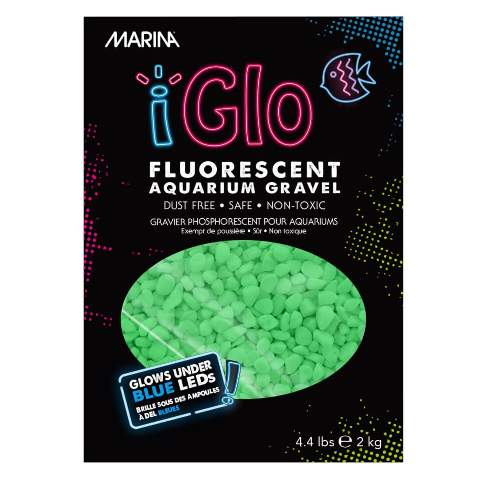 MARINA (D) Marina iGlo Gravel Green - 2 kg (4.4lb)