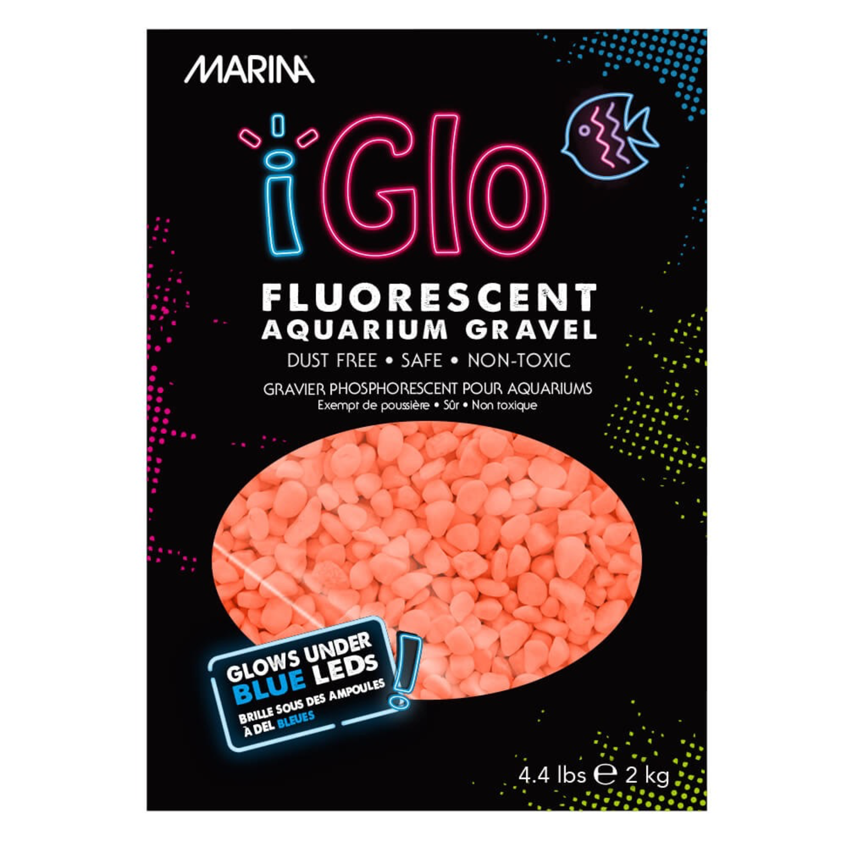 MARINA (D) Marina iGlo Gravel Orange - 2 kg (4.4lb)