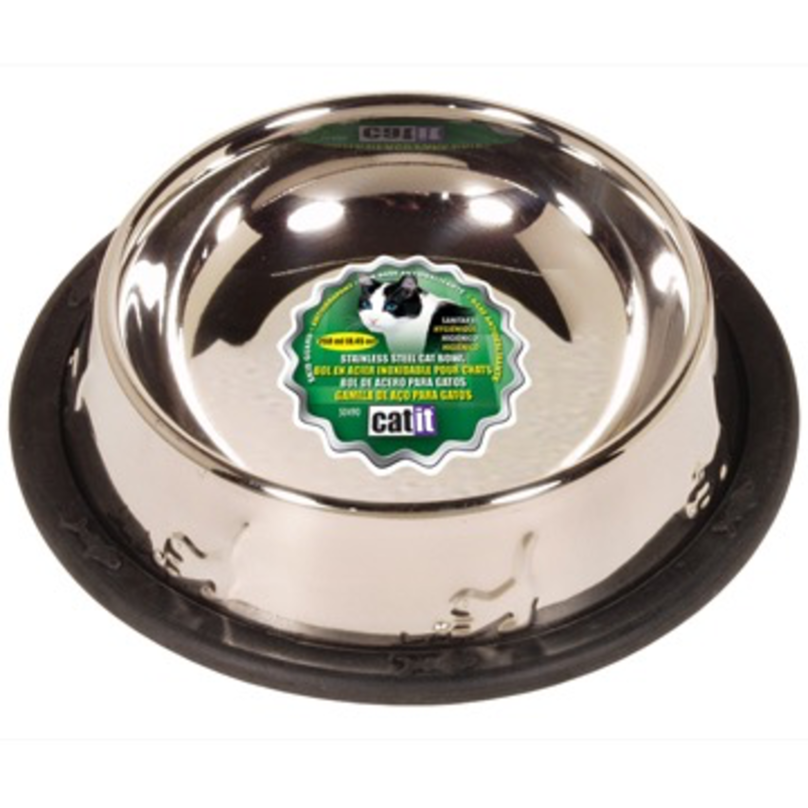 CAT IT (D) Catit Stainless Steel Non-Spill Dish - Small - 250 ml (8.4 oz)