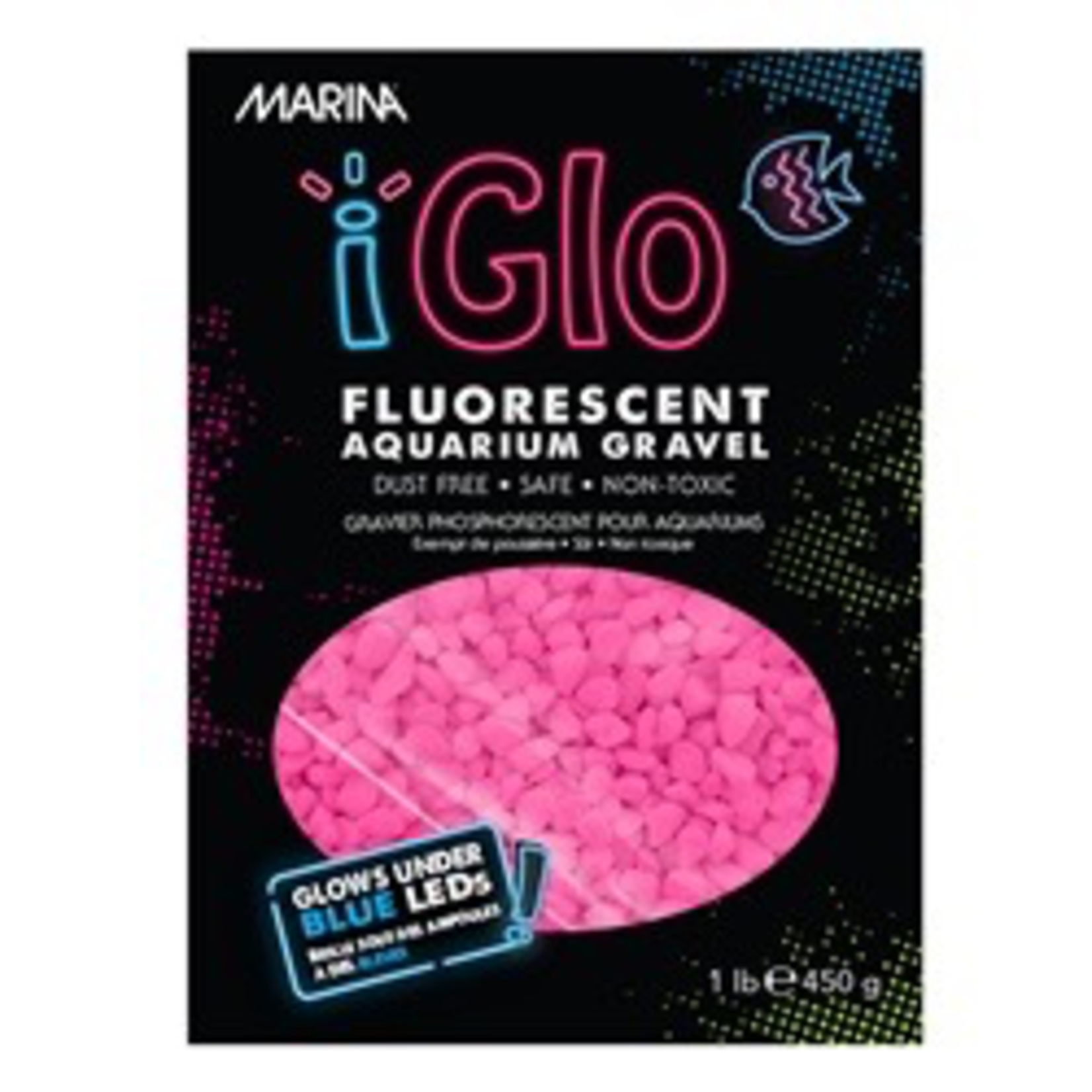 MARINA Marina iGlo Gravel, Pink, 450 g