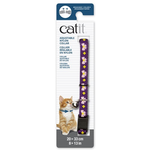 CAT IT Catit Adjustable Breakaway Nylon Collar - Purple with Pink Bows - 20-33 cm (8-13 in)
