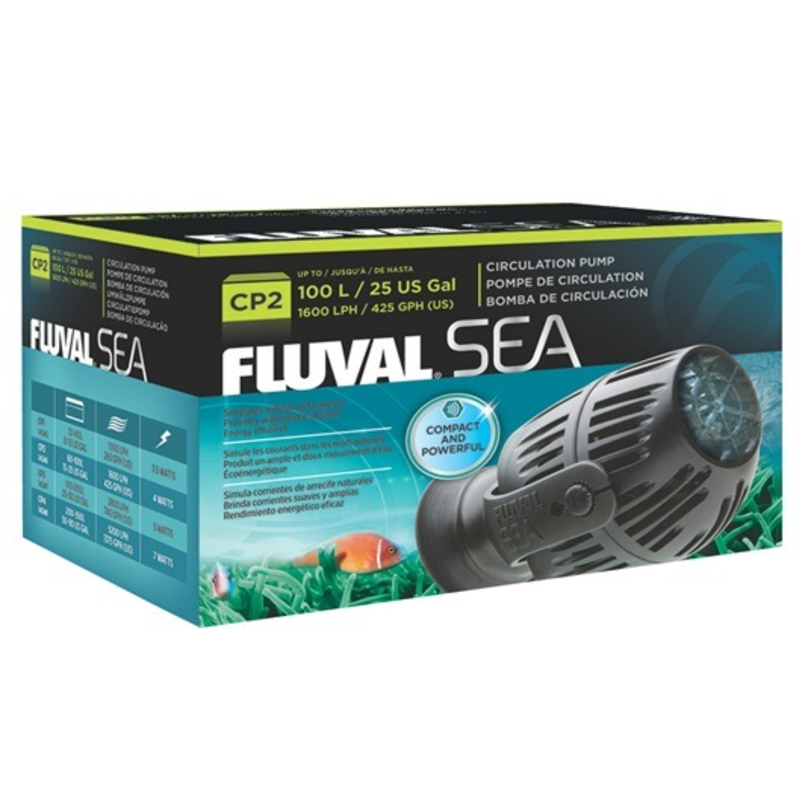 FLUVAL Fluval Sea Aquarium Circulation Pump (CP2), 4W, 1600 LPH (425 GPH)