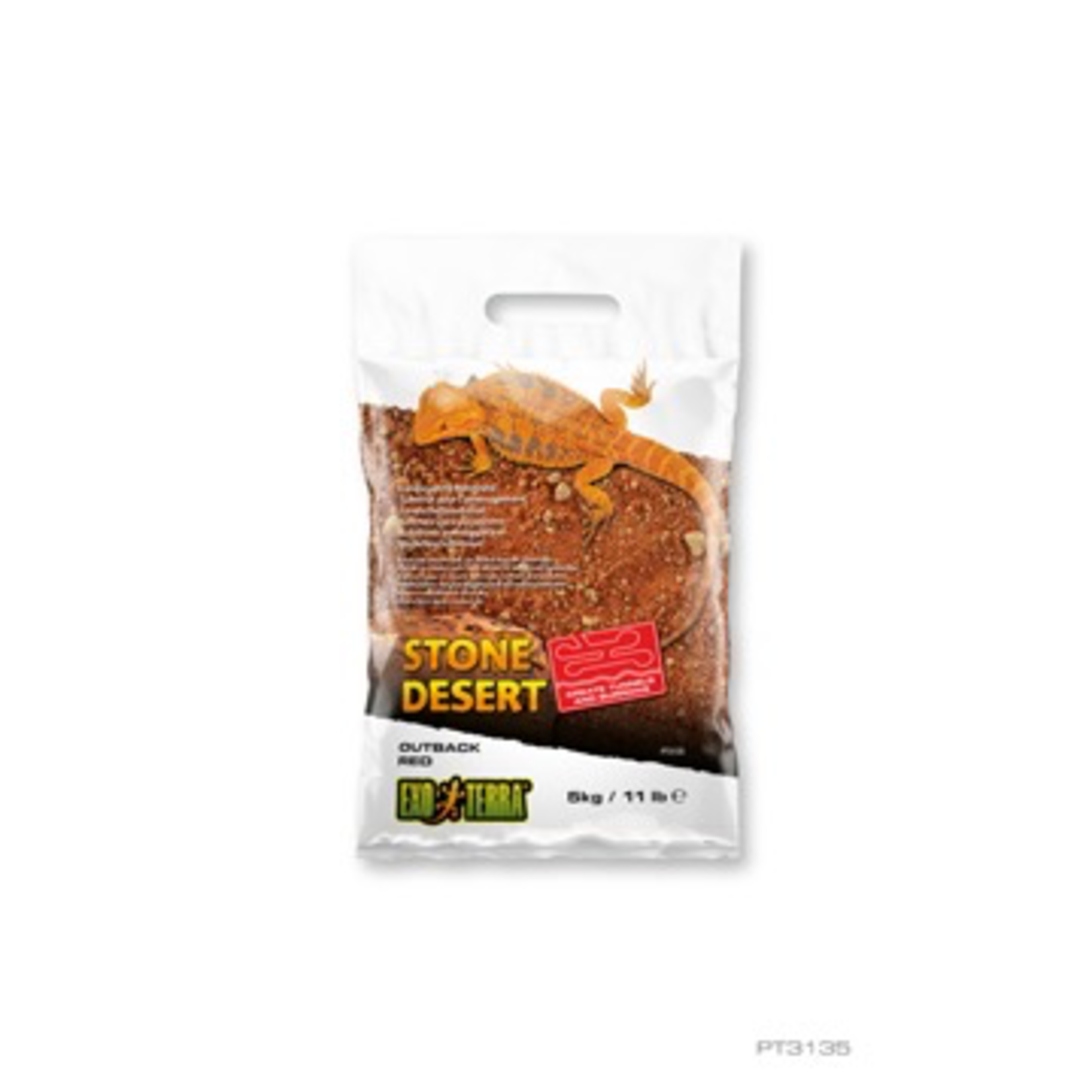 EXO TERRA Exo Terra Stone Desert Substrate - Outback Red Stone - 5 kg (11 lbs)