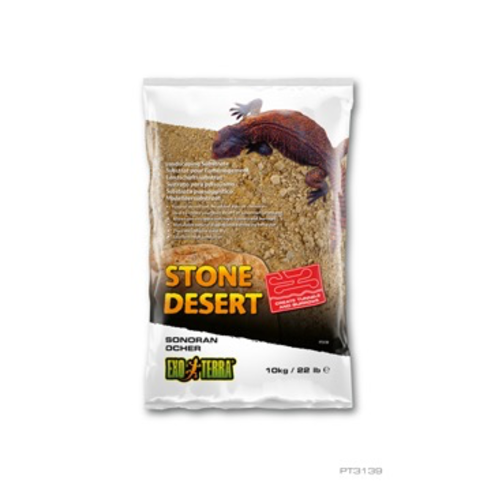 EXO TERRA (W) Exo Terra Stone Desert Substrate - Sonoran Ocher - 10 kg (22 lbs)