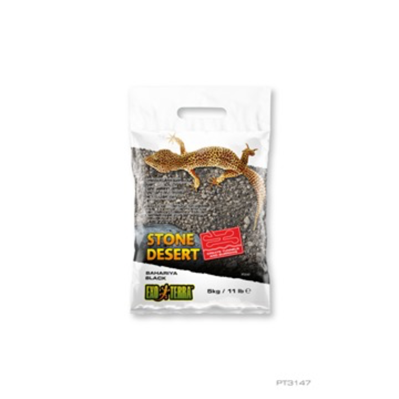 EXO TERRA Exo Terra Stone Desert Substrate - Bahariya Black - 5 kg (11 lbs)