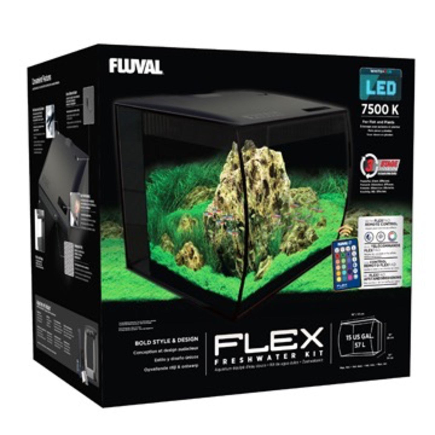 FLUVAL (W) Fluval FLEX Aquarium Kit - 57 L (15 US gal)