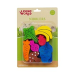 LIVING WORLD LW Nblers Wood Chews -Fruit/Veggie Mix-V
