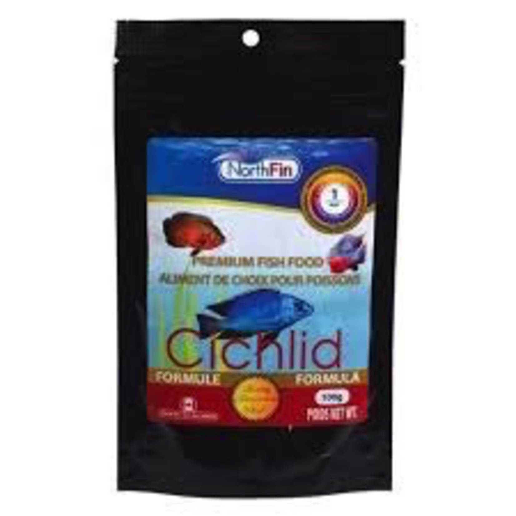 NORTH FIN Cichlid Formula - 1 mm Sinking Pellets - 100 g