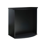 FLUVAL (W) Fluval Bow Front Aquarium Stand - 24.75" x 15" x 26" (63 cm x 38 cm x 66 cm) - Black