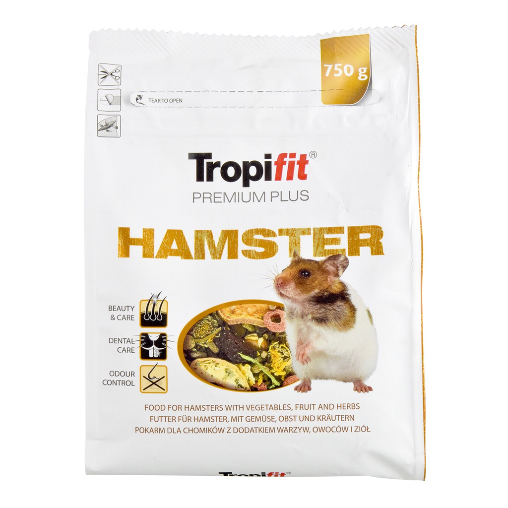 Tropifit Premium Plus Hamster 750 g Rick's Pet Stores Inc.